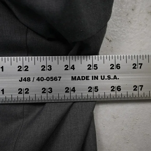 Joseph Abboud 52L Gray Mens Blazer Suit Jacket Sport Coat - Picture 7 of 12